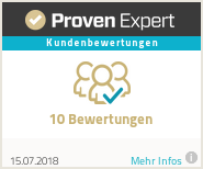 ProvenExpert-Bewertungssiegel